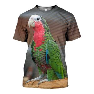 3d All Over Printed Cuban Parrot Shirts And Shorts